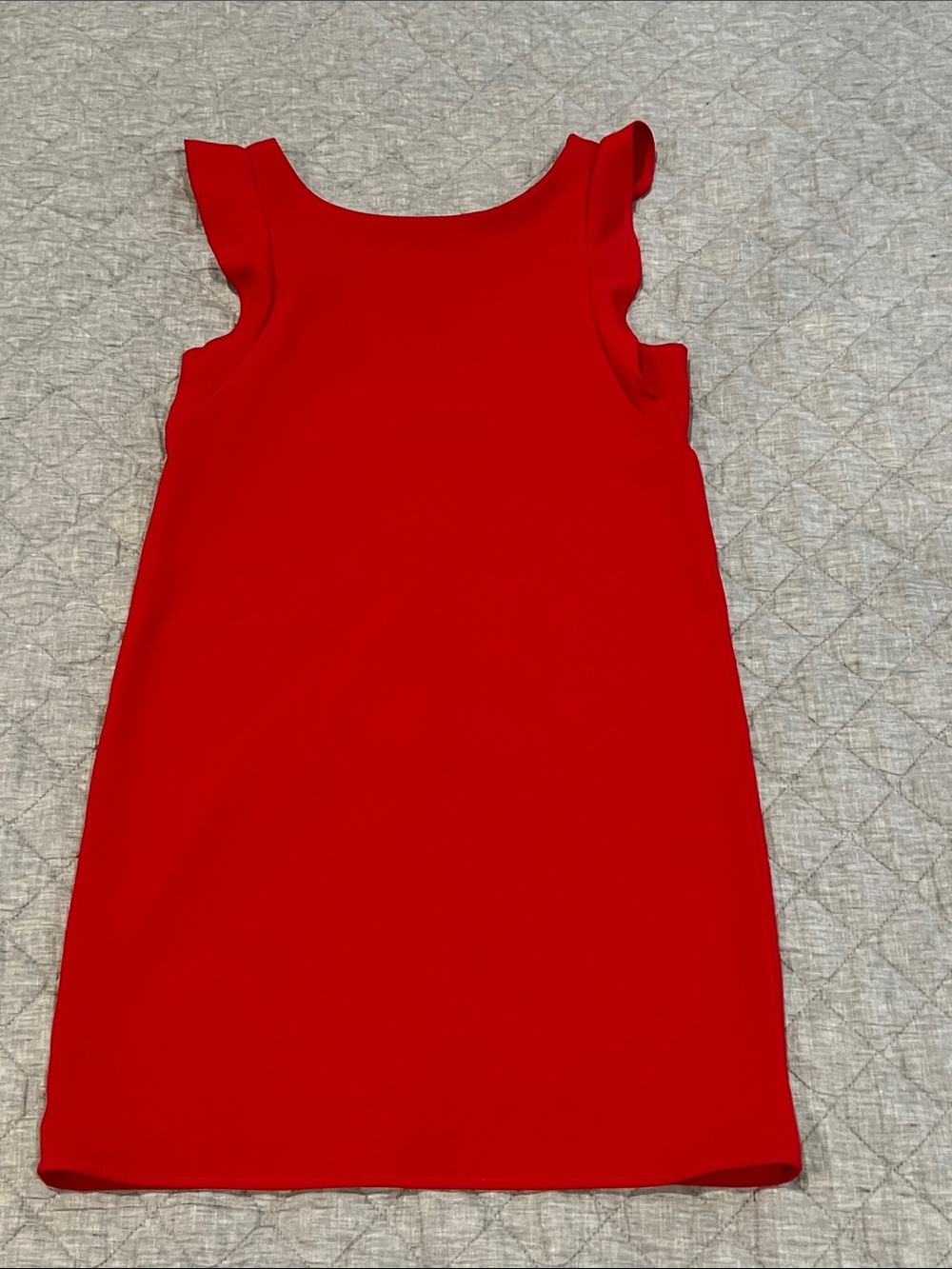 Classic Red women’s Ruffle Sleeve Dress